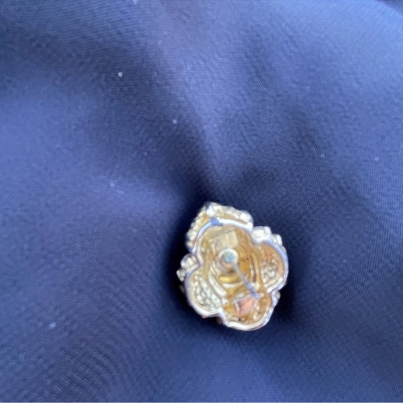 Elegant Vintage Crystal And Faux Pearl Earrings-Costume Jewelry *READ* - Picture 7 of 7